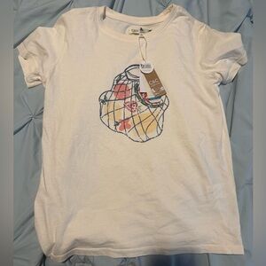 C&C California Cream Tee with Fruit Basket Design